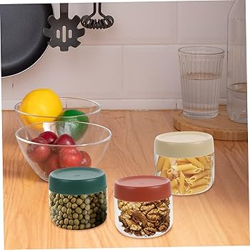Amazon.co.jp: ERINGOGO 3個 密封された瓶 ベビーフード保管